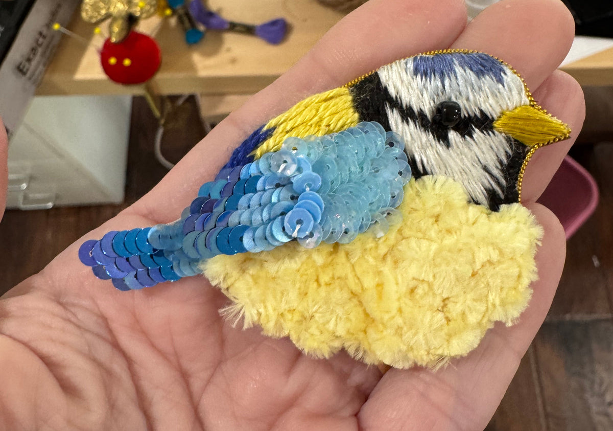 Chickadee Brooch