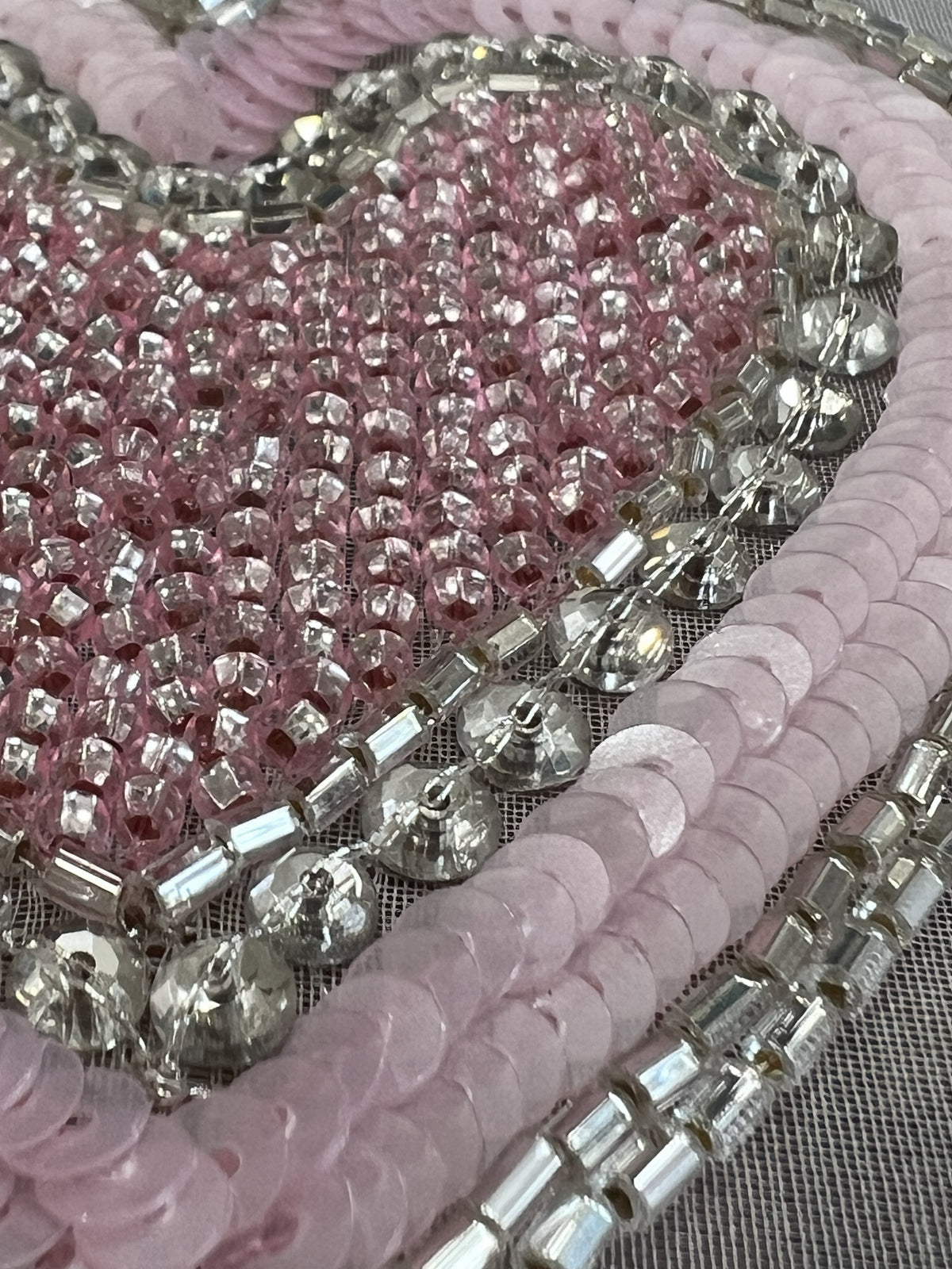 Closeup Heart Brooch