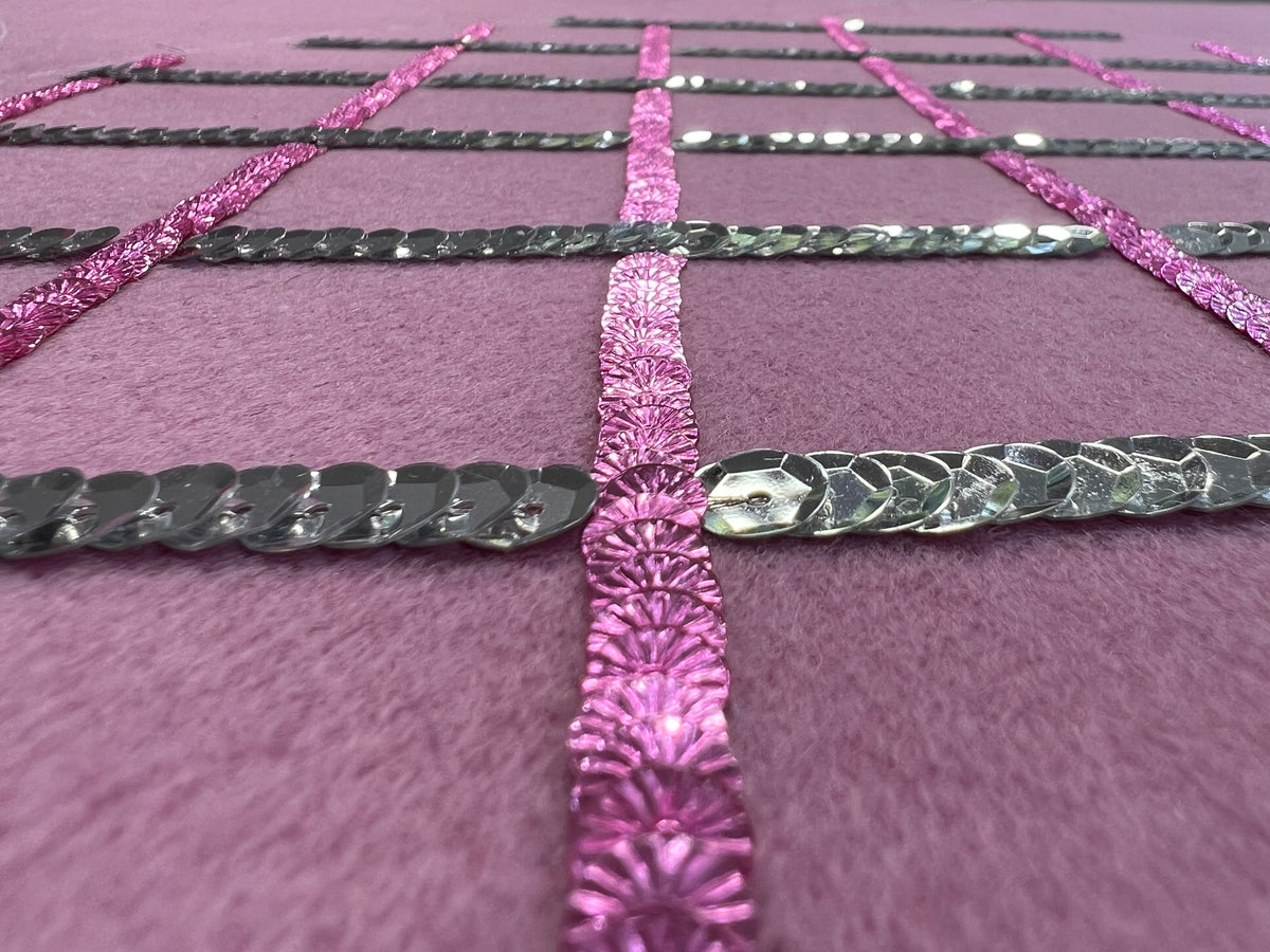 Closeup Sequin Grid