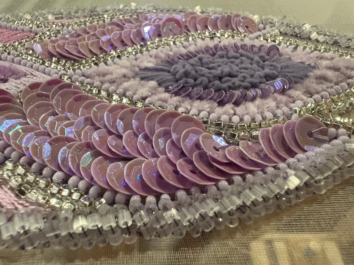 Closeup of Purple Bow