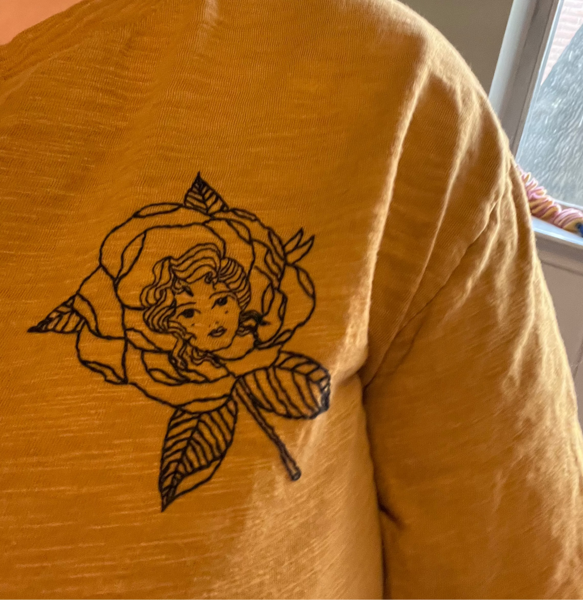 Embroidered Flash Tattoo Design