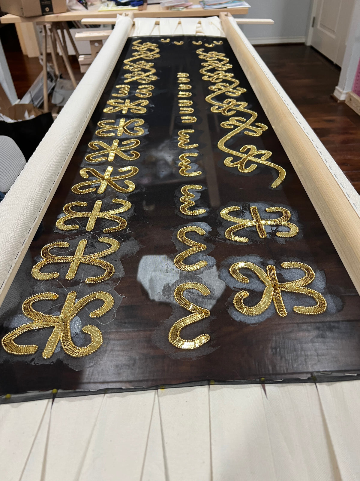 Gold Suit In Progress