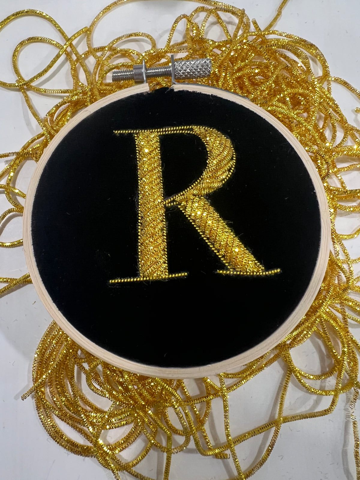 Letter R Framed Monogram