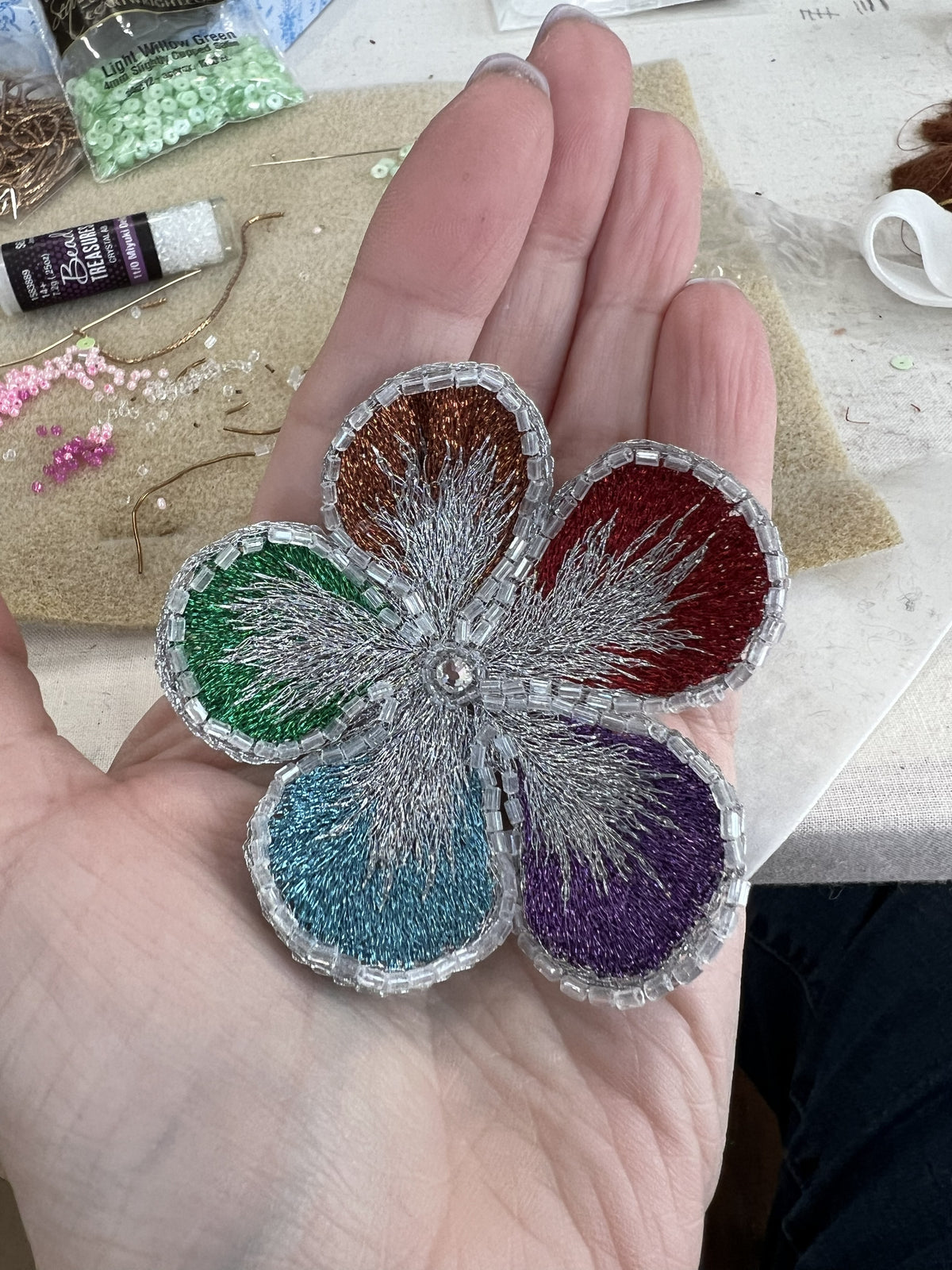 Metallic Flower
