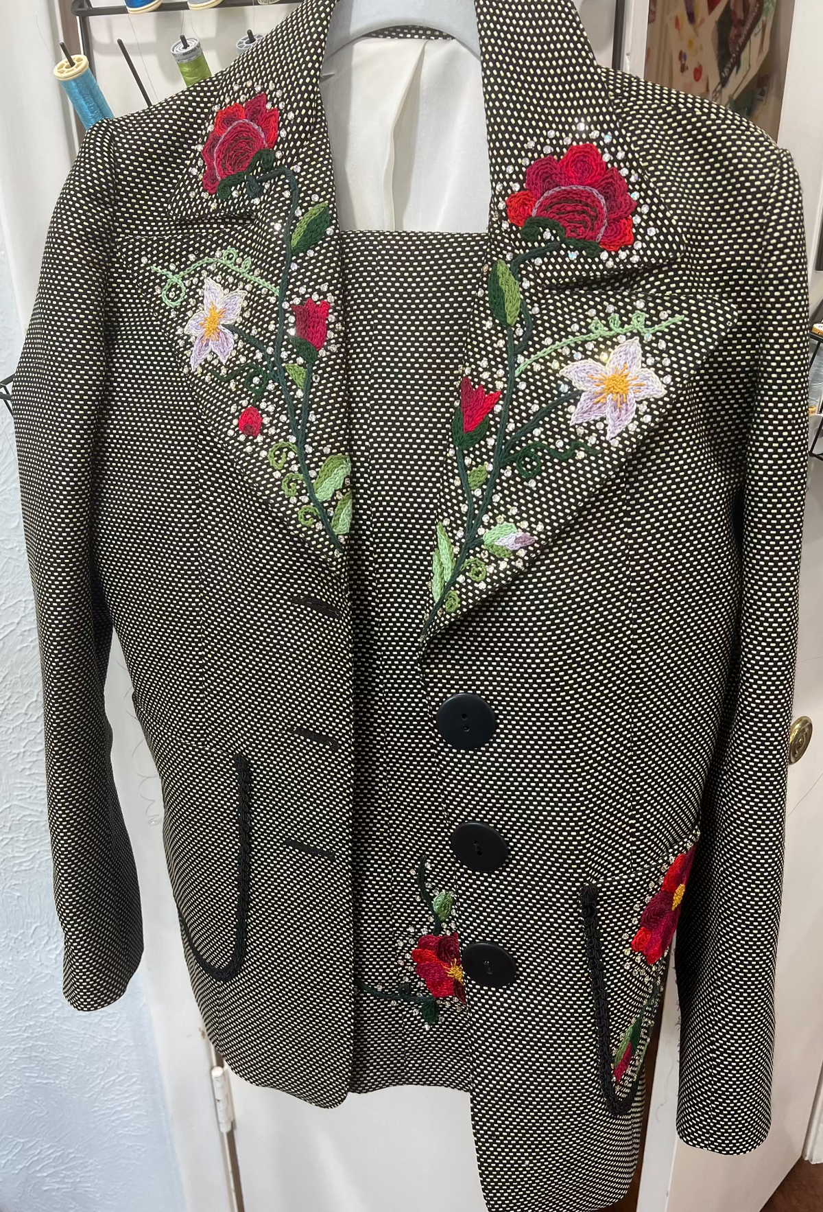 Western Suit on Hanger